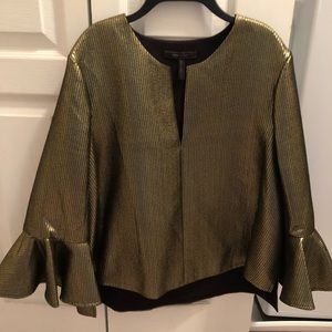BCBG bell sleeve top